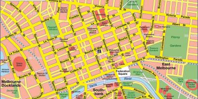 地図メルボルン市