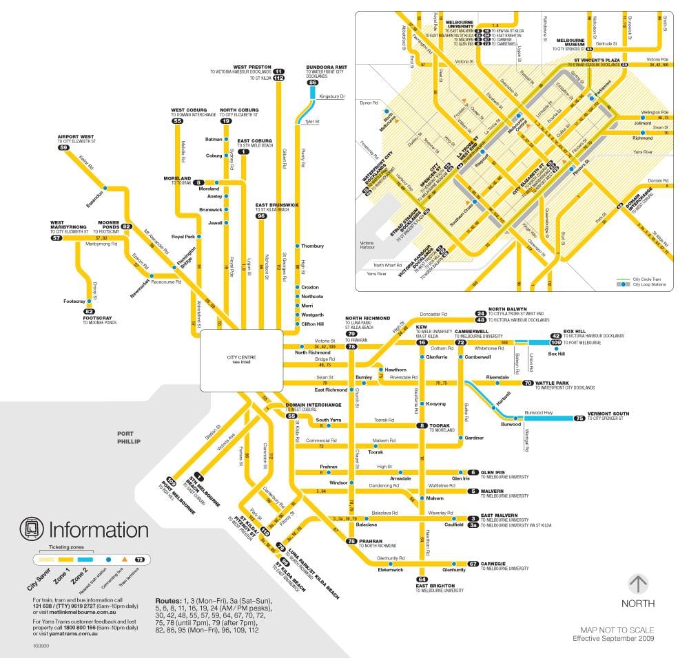 ヤラ路地図
