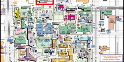 地図のメルボルン大学