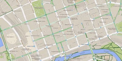 地図のメルボルンcbd