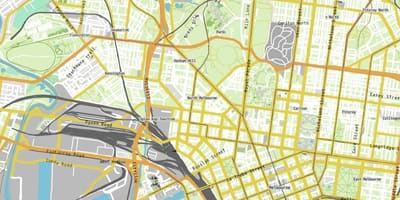 地図のロイヤルメルボルン病院