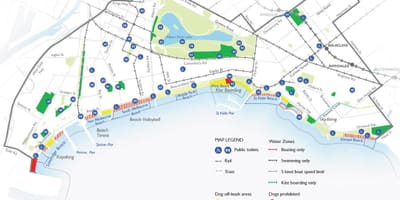 ポートフィリップベイ地図