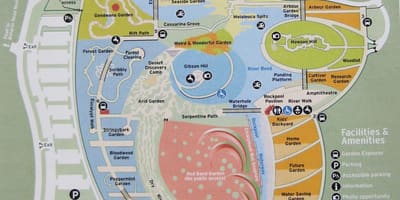 王立植物園の地図