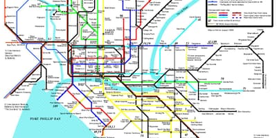 ヴィック鉄道の地図