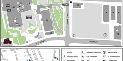 地図のacuメルボルン